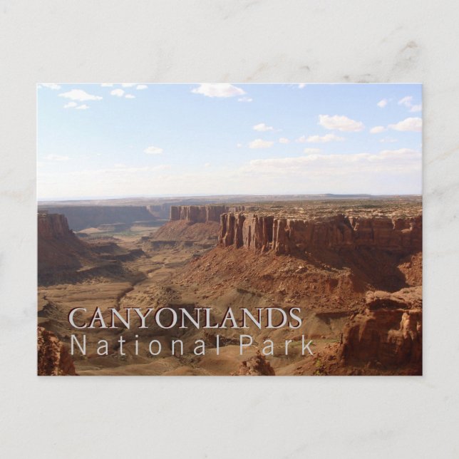 Nationalpark Canyonlands Postkarte (Vorderseite)