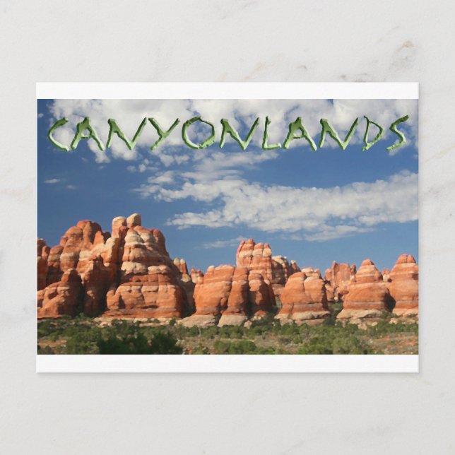 Nationalpark Canyonlands Postkarte (Vorderseite)