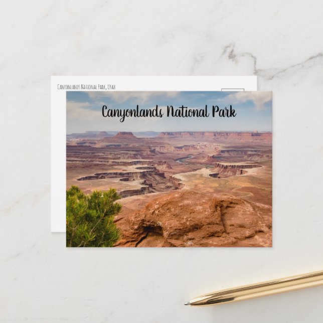 Nationalpark Canyonlands Postkarte (Vorderseite/Rückseite Beispiel)