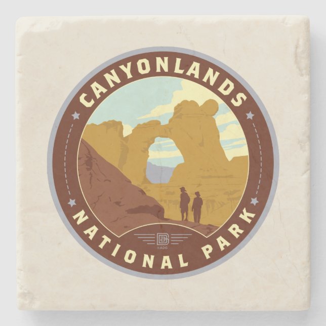 Nationalpark Canyonlands Steinuntersetzer (Vorderseite)