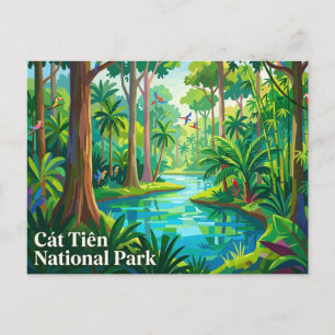 Nationalpark Cát Tiên Vietnam Postkarte