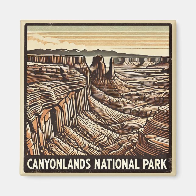 Nationalpark Cayonlands Magnet (Vorne)