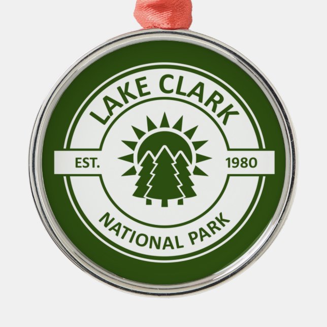 Nationalpark Clark Ornament Aus Metall (Vorne)
