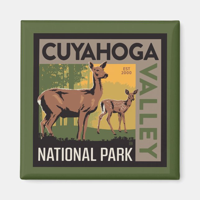 Nationalpark Cuyahoga | Ohio Magnet (Vorne)
