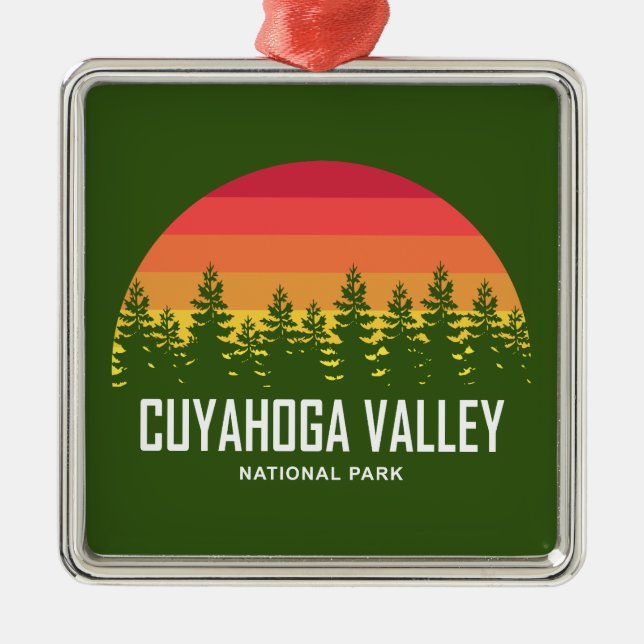 Nationalpark Cuyahoga Ornament Aus Metall (Vorne)