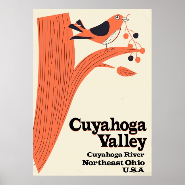 Nationalpark Cuyahoga Poster (Vorne)