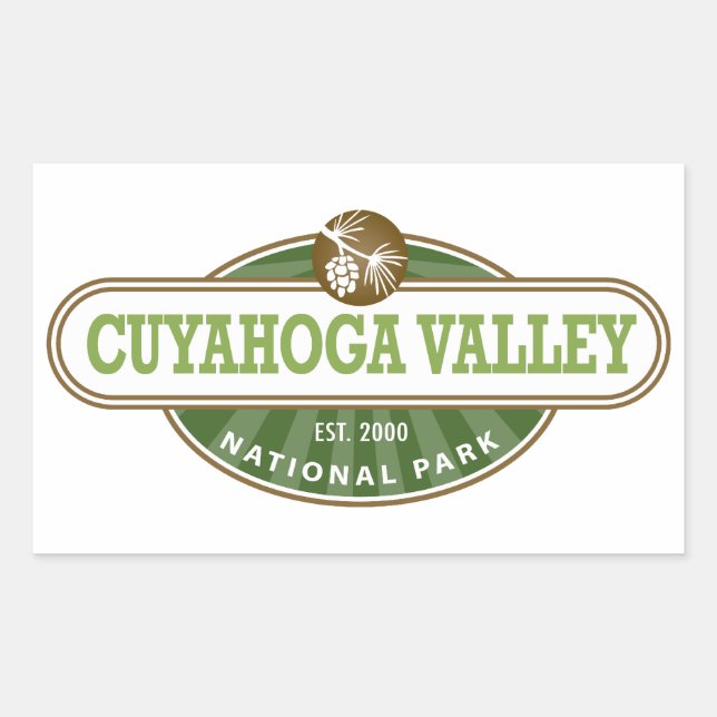Nationalpark Cuyahoga Rechteckiger Aufkleber (Vorderseite)