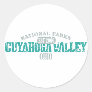 Nationalpark Cuyahoga Runder Aufkleber