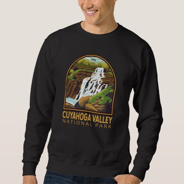 Nationalpark Cuyahoga Vintages Emblem Sweatshirt (Vorderseite)