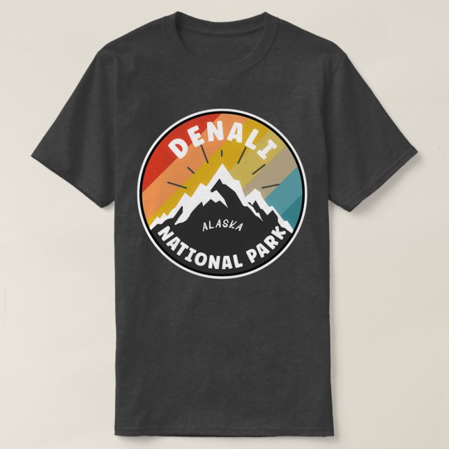 Nationalpark Denali Alaska 6 T-Shirt (Design vorne)