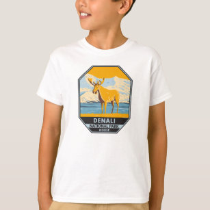 Nationalpark Denali Alaska Vintag T-Shirt