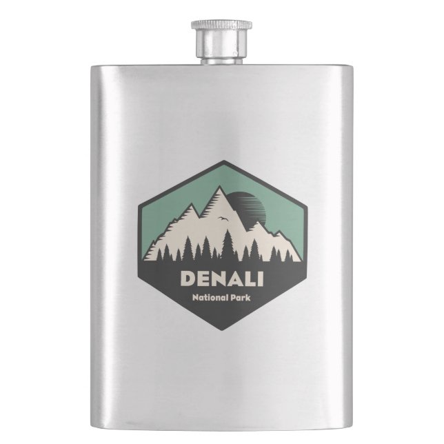 Nationalpark Denali Flachmann (Vorderseite)