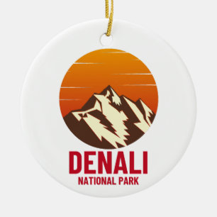 NATIONALPARK DENALI KERAMIK ORNAMENT