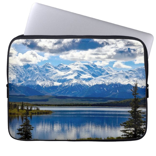 Nationalpark Denali Laptopschutzhülle (Vorderseite)