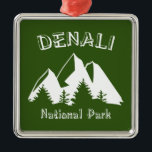 Nationalpark Denali Ornament Aus Metall<br><div class="desc">Denali liegt am Fuße der Alaska-Kette und ist der höchste Berg Nordamerikas.</div>
