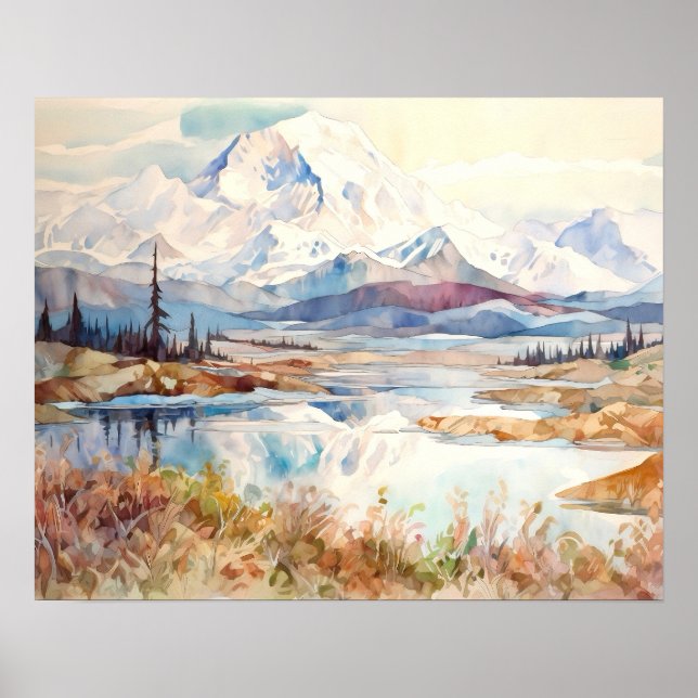 Nationalpark Denali Poster (Vorne)