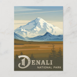 Nationalpark Denali Postkarte