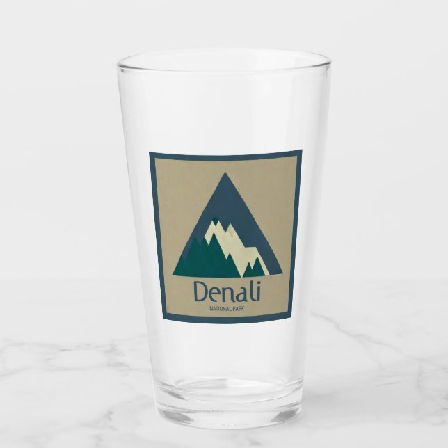 Nationalpark Denali Rustica Glas (Vorderseite)