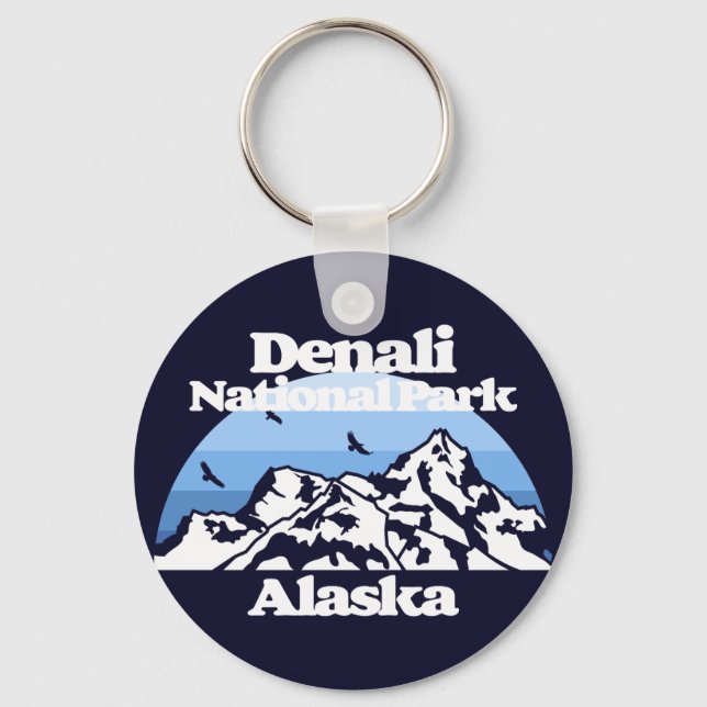 Nationalpark Denali Schlüsselanhänger (Vorderseite)