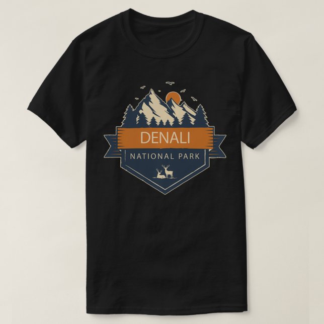 Nationalpark Denali T-Shirt (Design vorne)