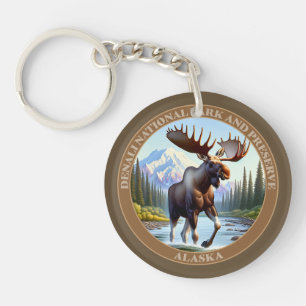 Nationalpark Denali und Reservat Alaska Schlüsselanhänger