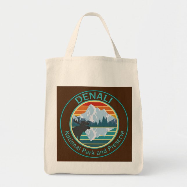 Nationalpark Denali und Reservat Moose Tragetasche (Vorne)