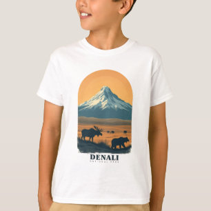 Nationalpark Denali Vintag Retro T-Shirt