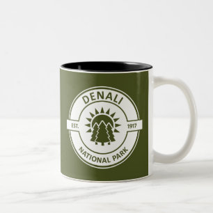 Nationalpark Denali Zweifarbige Tasse