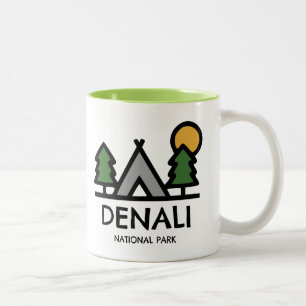 Nationalpark Denali Zweifarbige Tasse