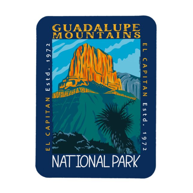 Nationalpark der Guadalupe Magnet (Vertikal)