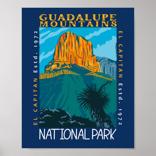 Nationalpark der Guadalupe Poster (Vorne)
