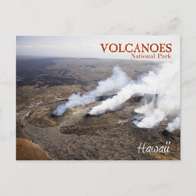 Nationalpark der Hawaii-Vulkane (UNESCO whs) Postkarte (Vorderseite)
