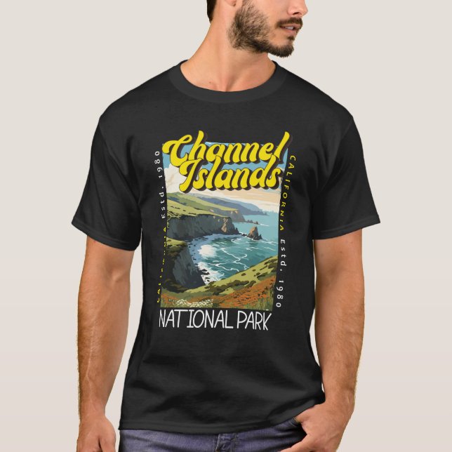 Nationalpark der Kanalinseln in Notlage T-Shirt (Vorderseite)