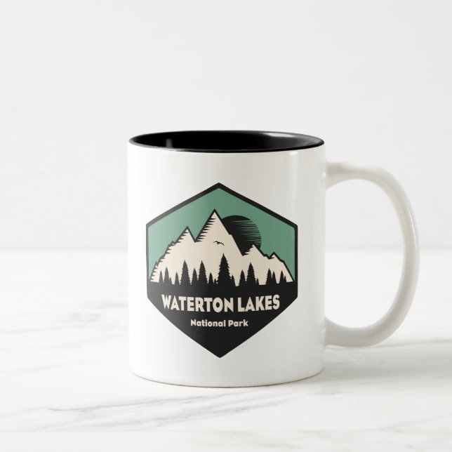 Nationalpark der Waterton-Seen Zweifarbige Tasse (Rechts)