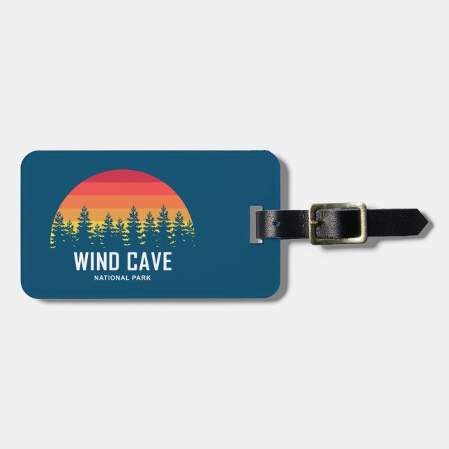 Nationalpark der Windhöhle Gepäckanhänger (Vorderseite horizontal)