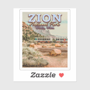 NATIONALPARK DER ZION - UTAH VEREINIGTE STAATEN AUFKLEBER