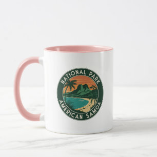 Nationalpark des amerikanischen Emblems der Samoa- Tasse