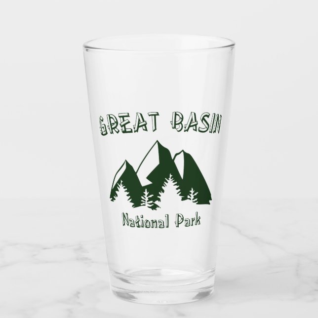 Nationalpark des Großen Beckens Glas (Vorderseite)