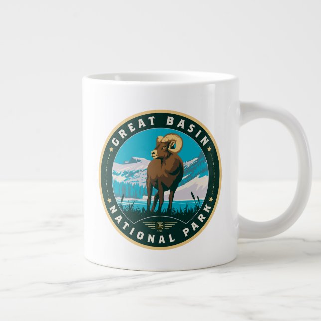Nationalpark des Großen Beckens Jumbo-Tasse (Rechts)