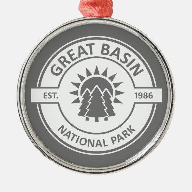 Nationalpark des Großen Beckens Ornament Aus Metall (Vorne)