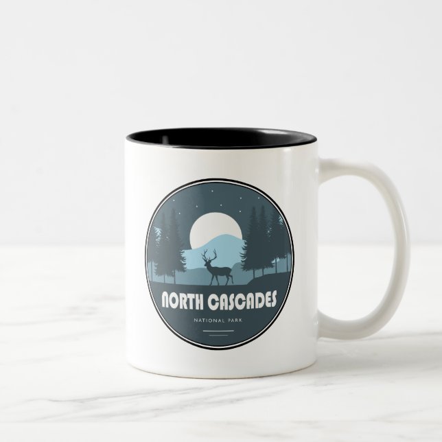 Nationalpark Dez Zweifarbige Tasse (Rechts)
