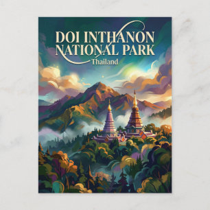 Nationalpark Doi Inthanon Thailand Postkarte