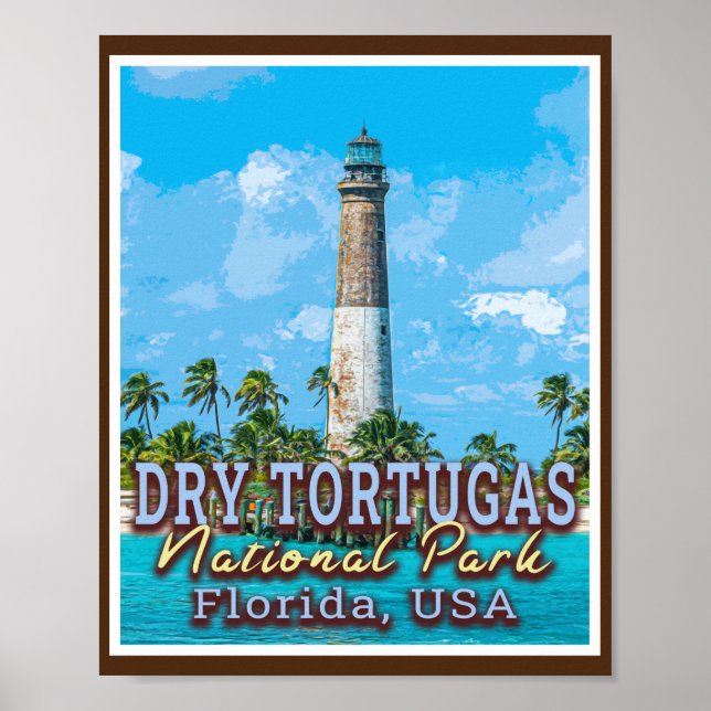 NATIONALPARK DRY TORTUGAS - FLORIDA VEREINIGTE STA POSTER (Vorne)