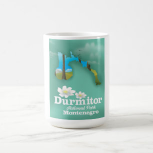 Nationalpark Durmitor, Karte Montenegro Verwandlungstasse