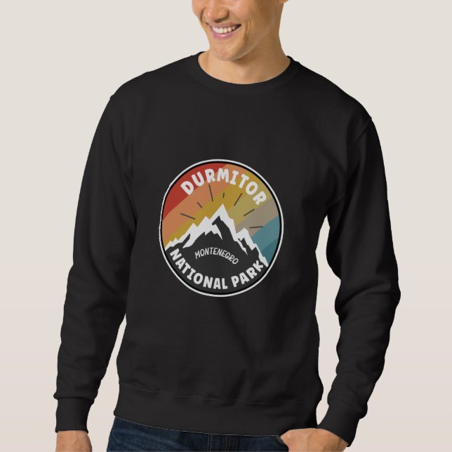 Nationalpark Durmitor Montenegro Sweatshirt (Vorderseite)