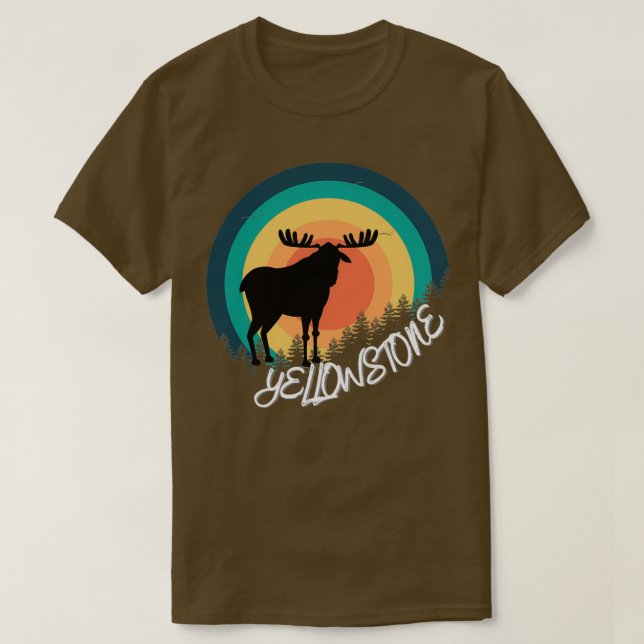 Nationalpark Ellowstone T-Shirt (Design vorne)