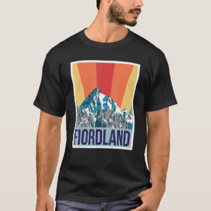 Nationalpark Fiordland Souvenir Neuseeland Campi T-Shirt
