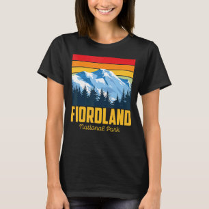 Nationalpark Fiordland Wandern Camping Neuseeland T-Shirt