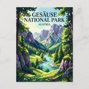 Nationalpark Gesäuse Österreich Postkarte