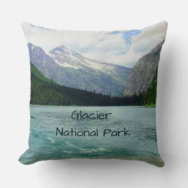 Nationalpark Gletscher Montana Kissen (Vorderseite)
